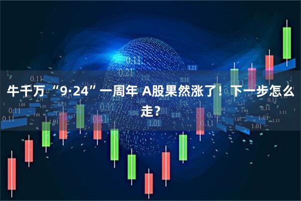 牛千万 “9·24”一周年 A股果然涨了！下一步怎么走？